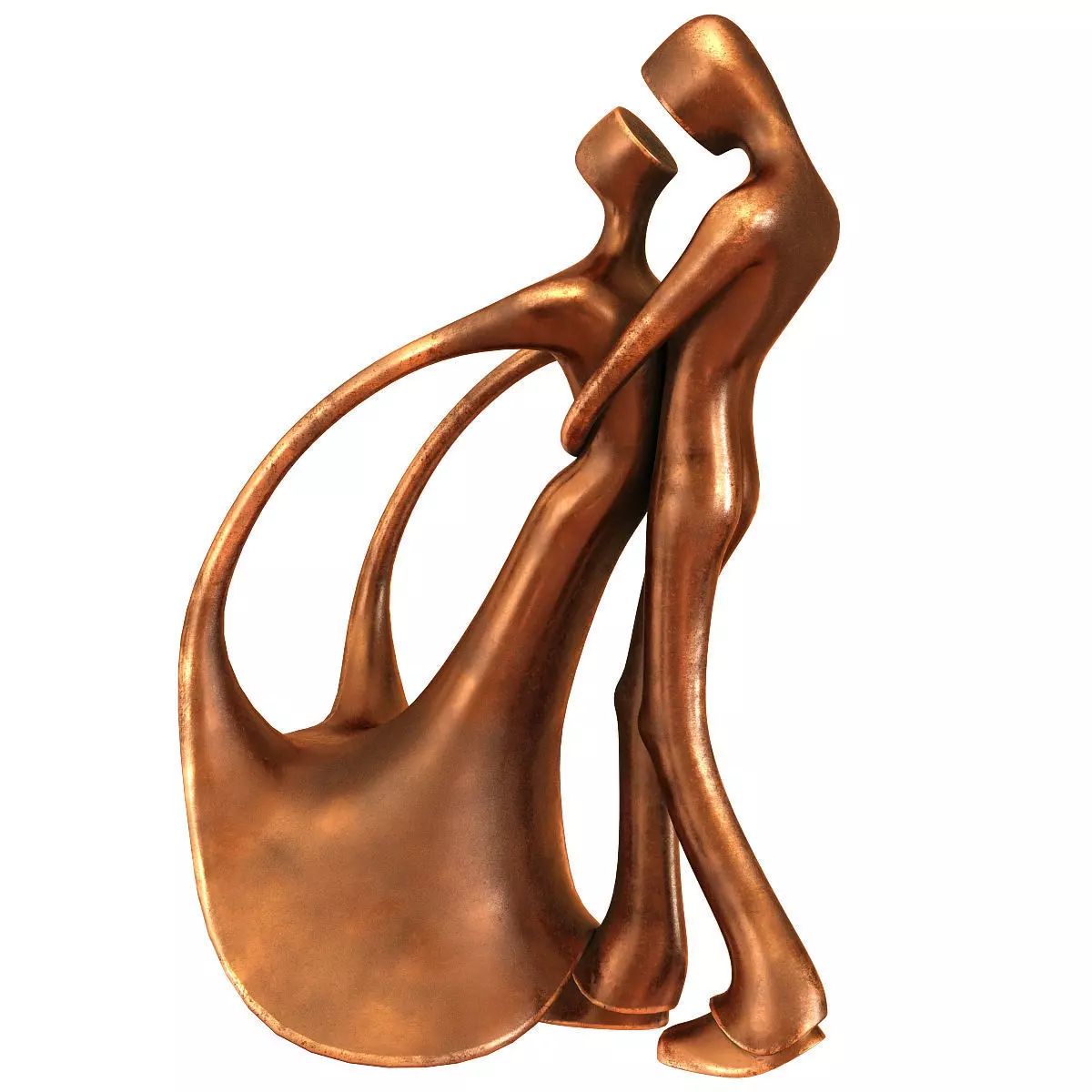 Sculpture Abstract 3d model Low-poly 3D model_0