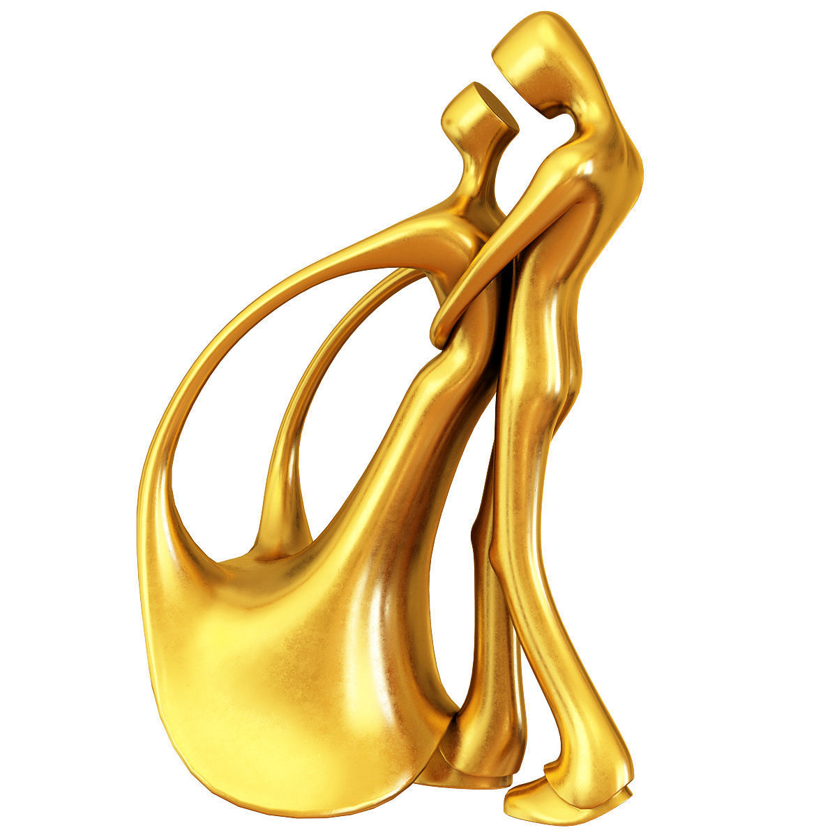 Sculpture Abstract 3d model Low-poly 3D model_4