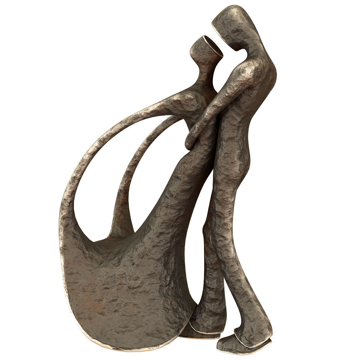 Sculpture Abstract 3d model Low-poly 3D model_3