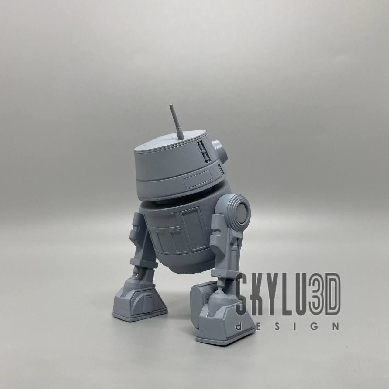 M2-D8 Astromech Droid One12 Scale STL files 3D print model_2
