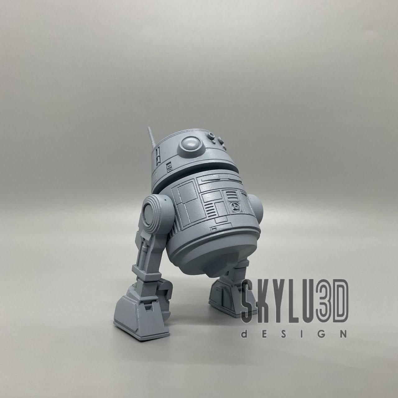 M2-D8 Astromech Droid One12 Scale STL files 3D print model_1