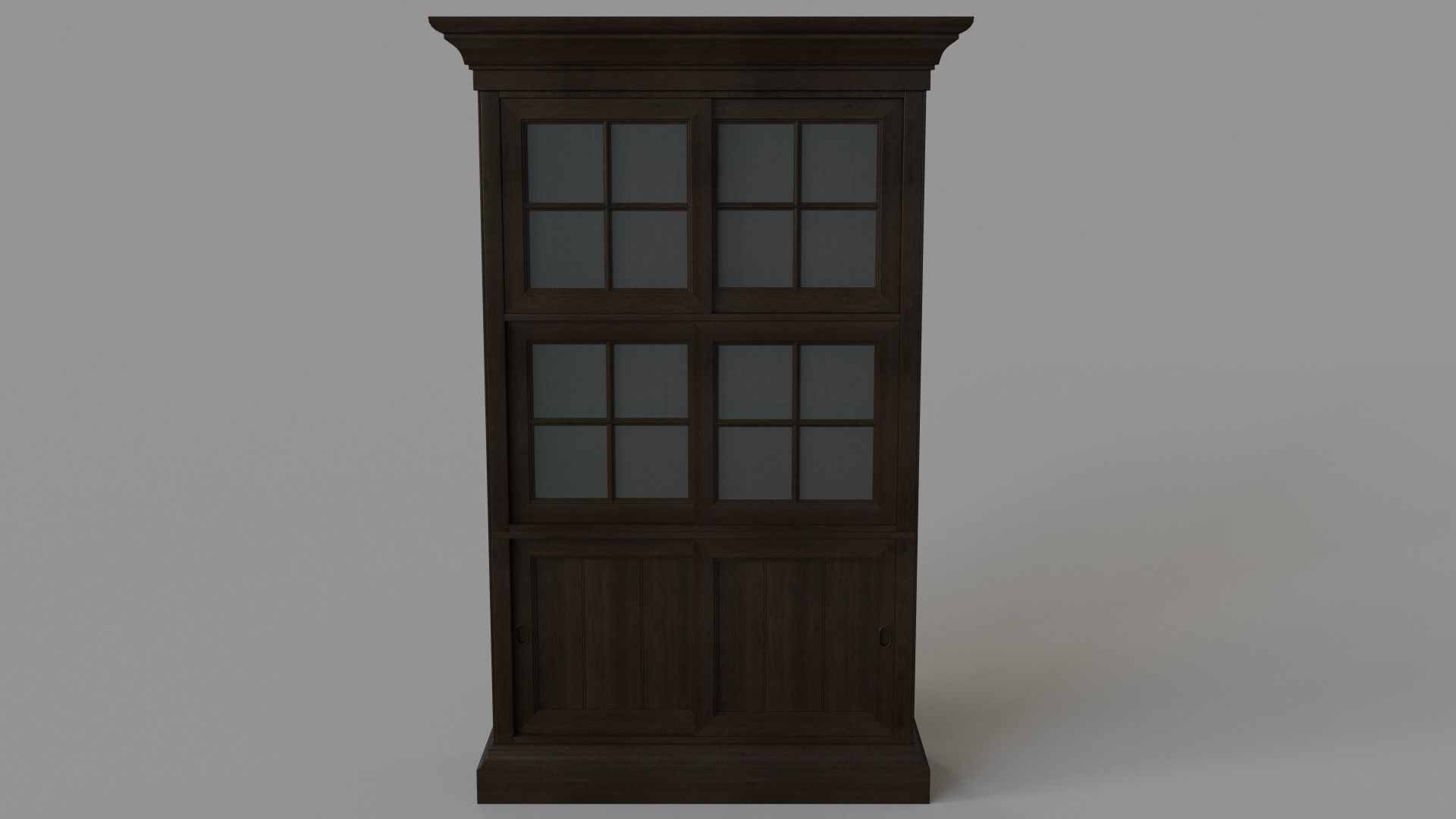 Modern Hutch 3D model_1