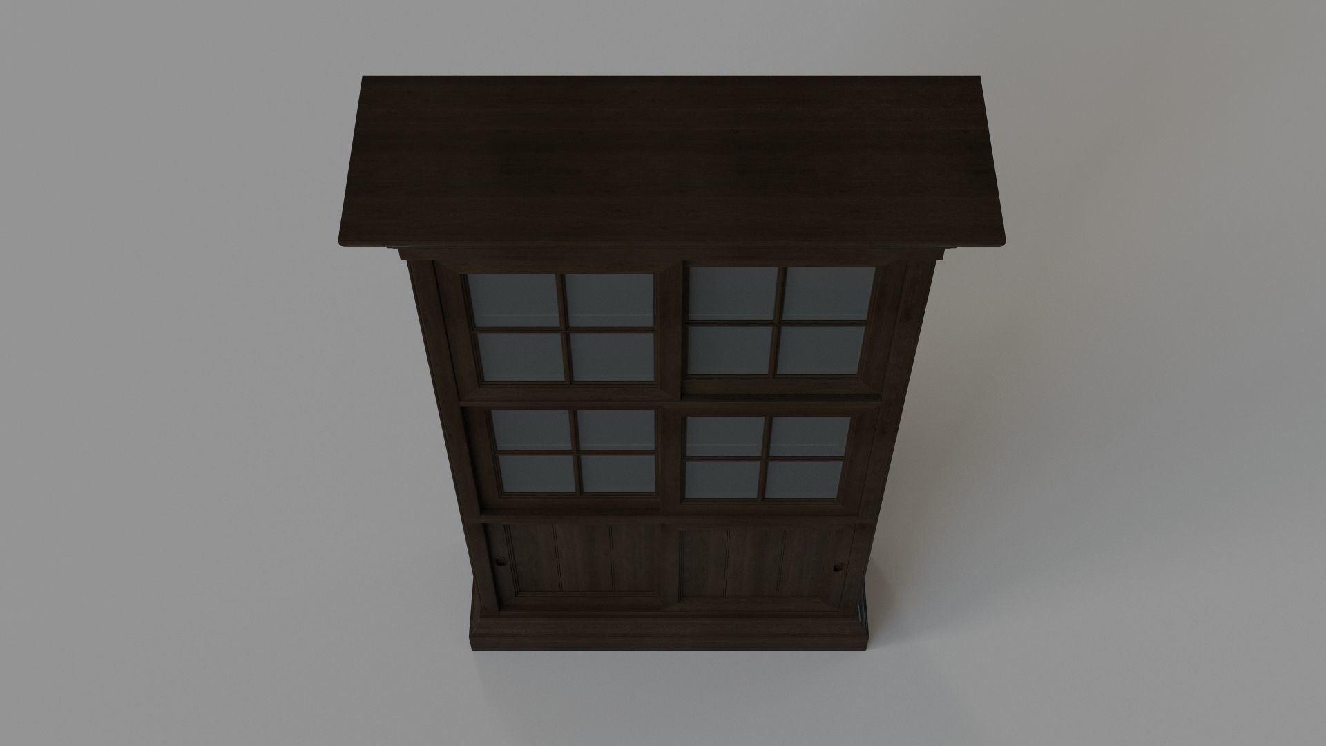 Modern Hutch 3D model_3