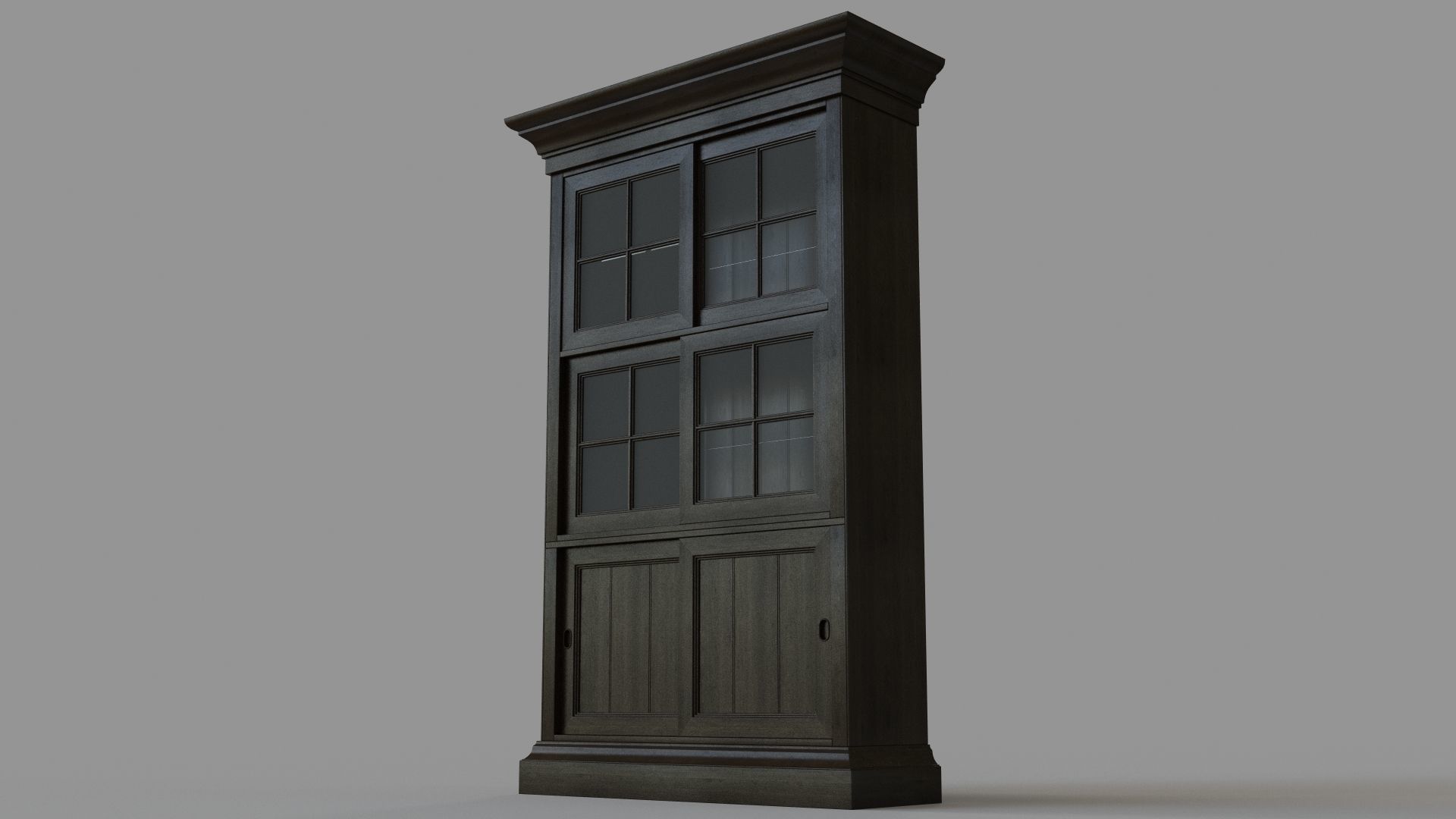 Modern Hutch 3D model_4