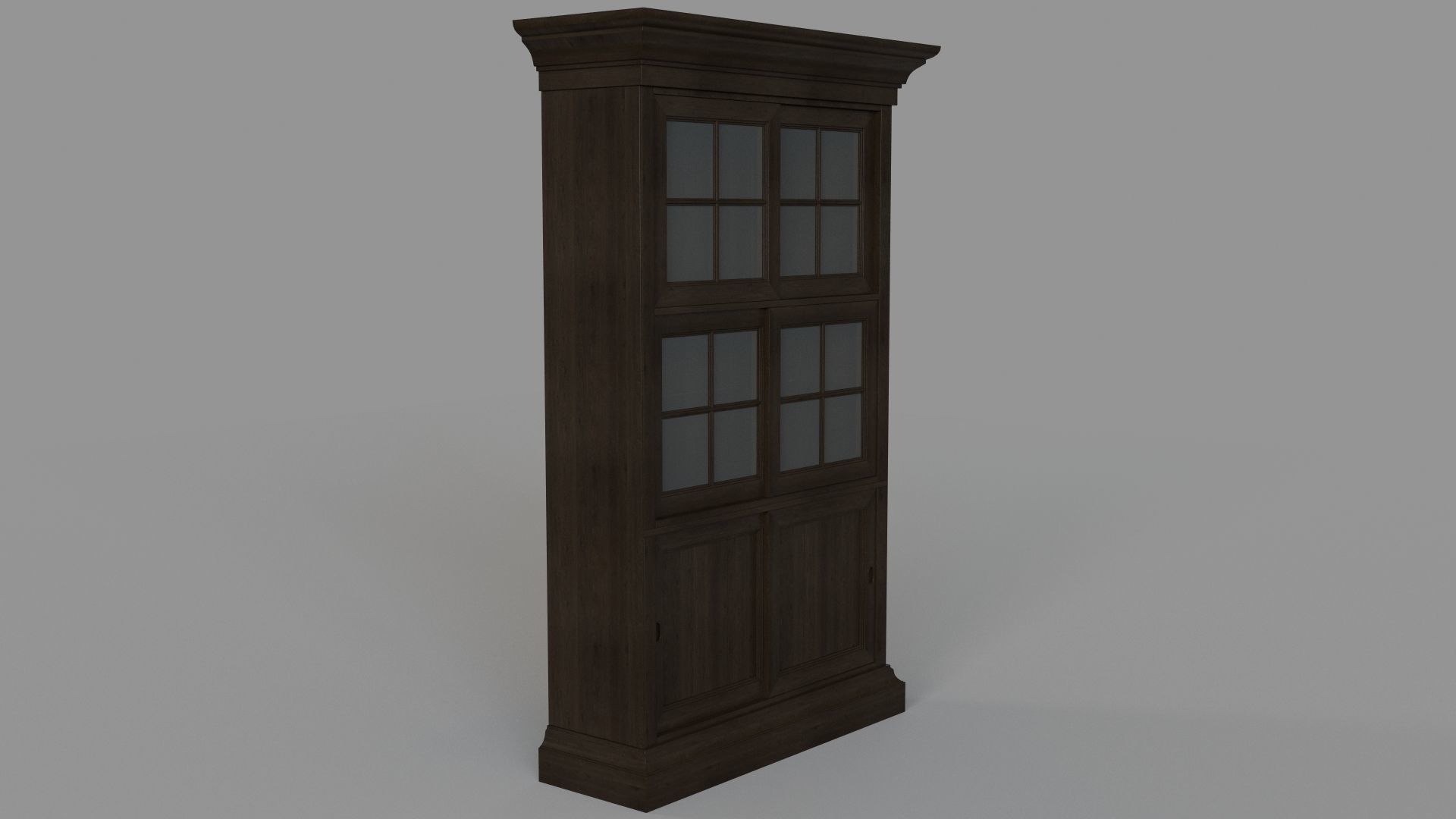 Modern Hutch 3D model_2