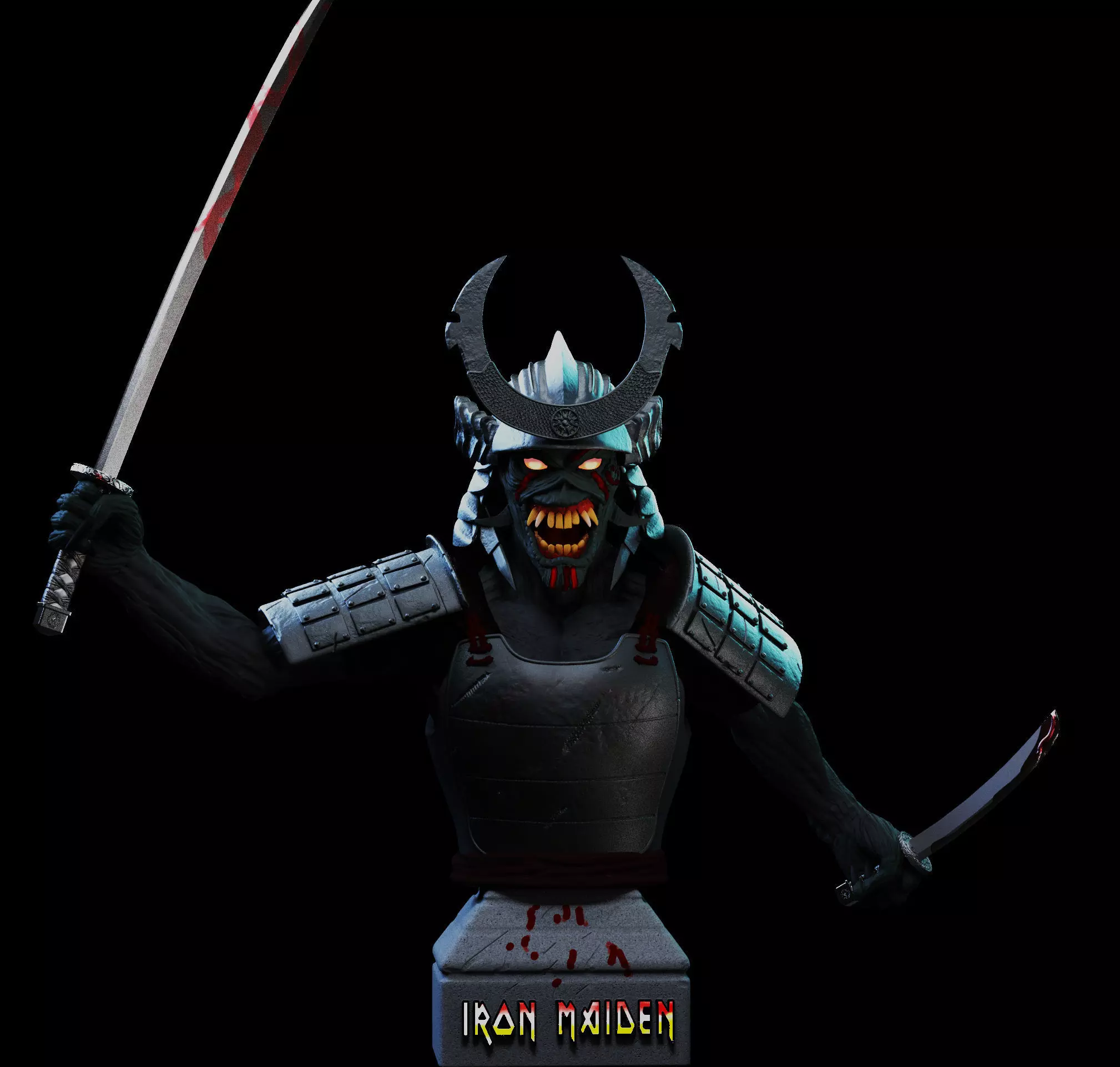 senjutsu busto 3D print model_0