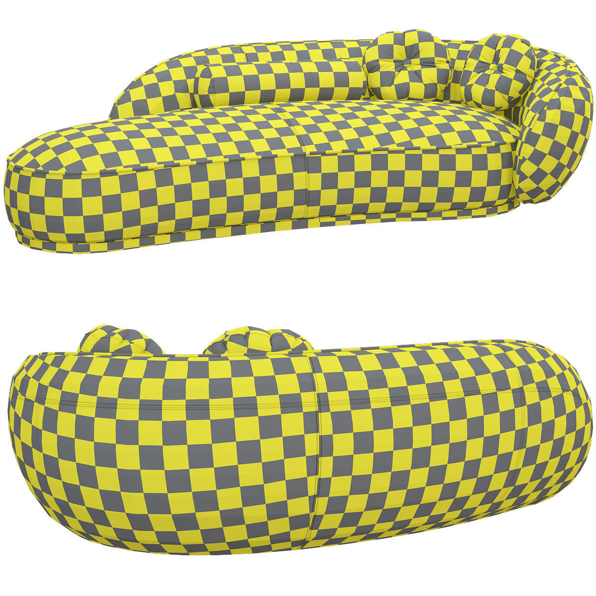 Leon baxter sofa 3d model Low-poly 3D model_6