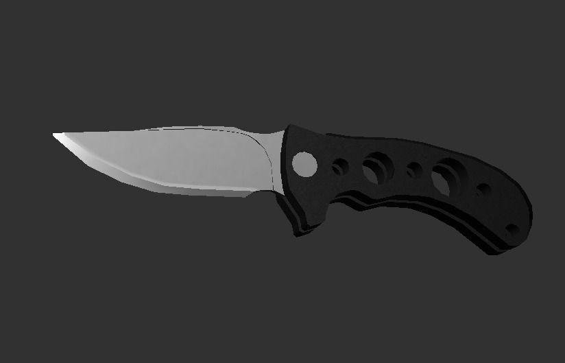 Melee Pack Free low-poly 3D model_6