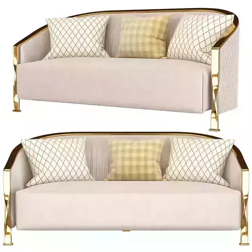 Luxury sofa 3d model