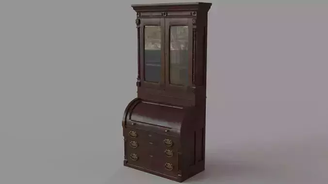 Antique Hutch 3D model