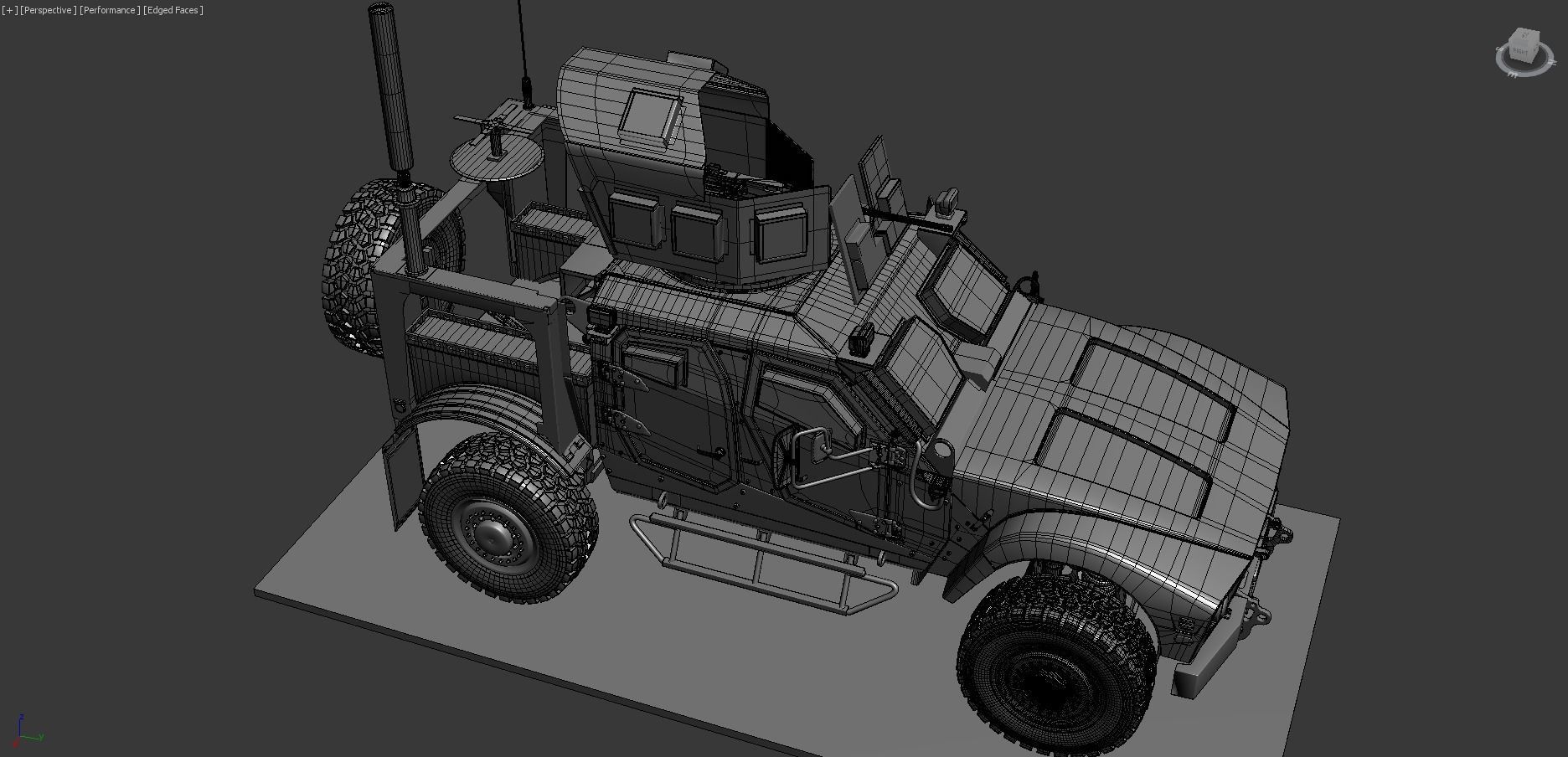 M-ATV military vehicle 3D model_11