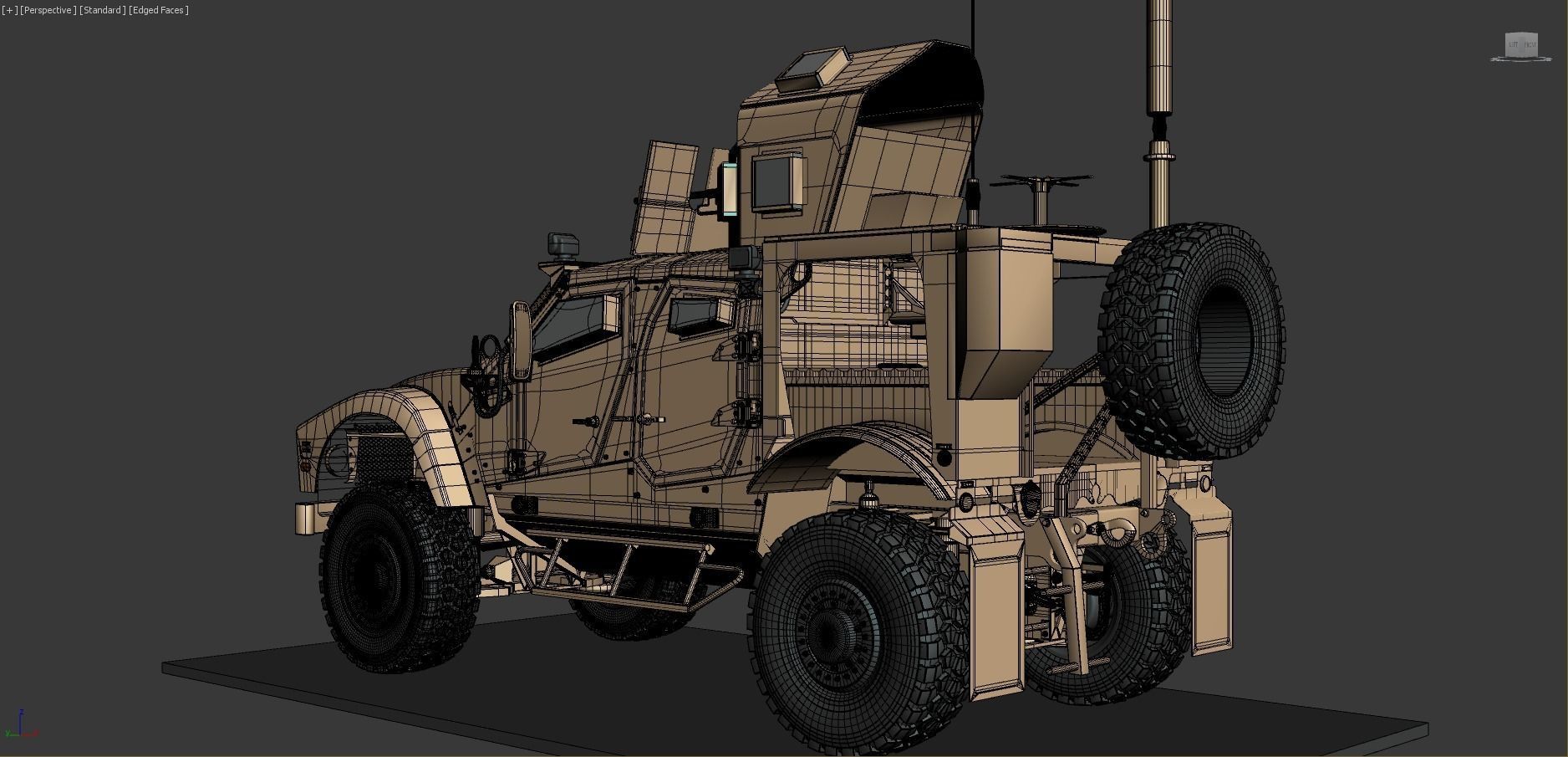 M-ATV military vehicle 3D model_6