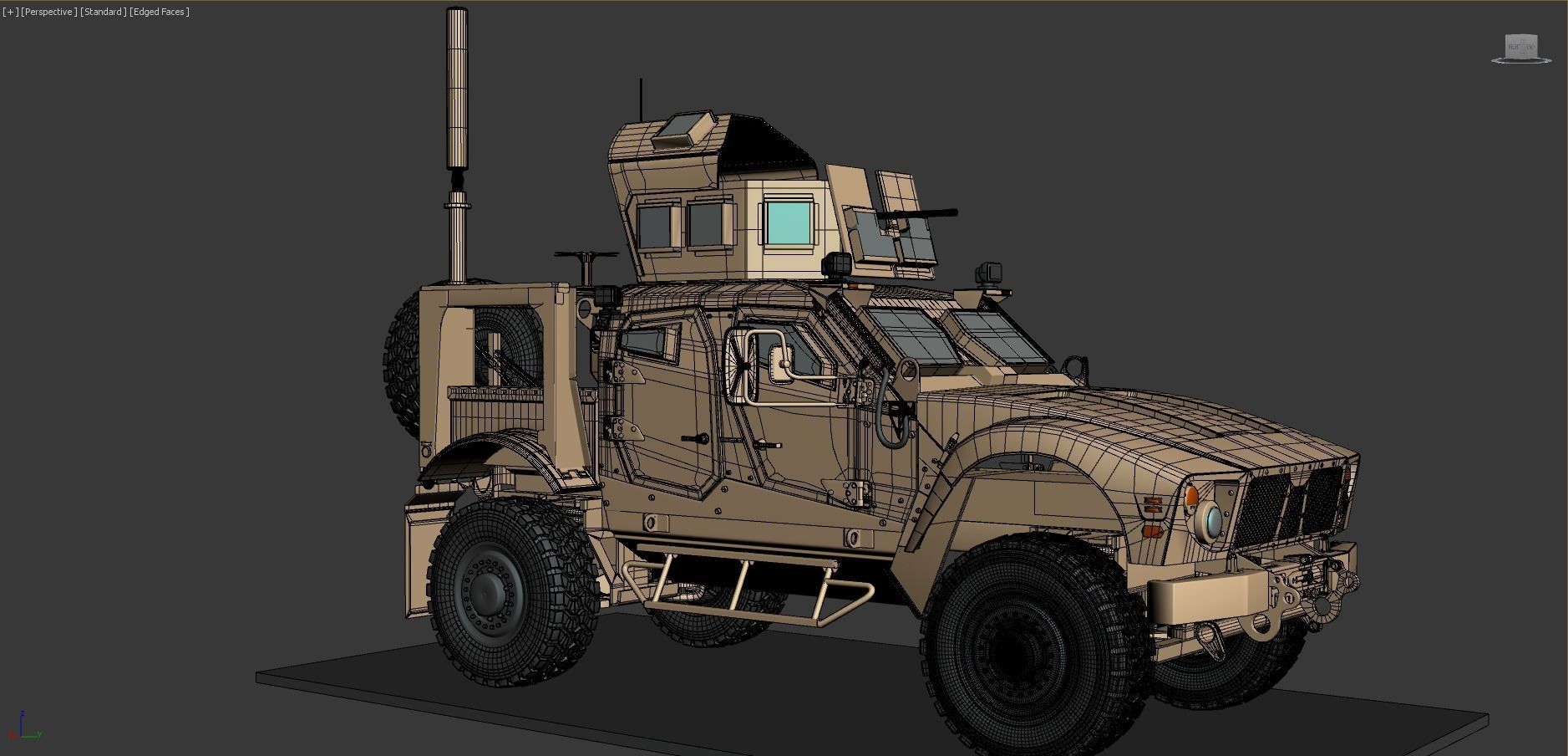 M-ATV military vehicle 3D model_9
