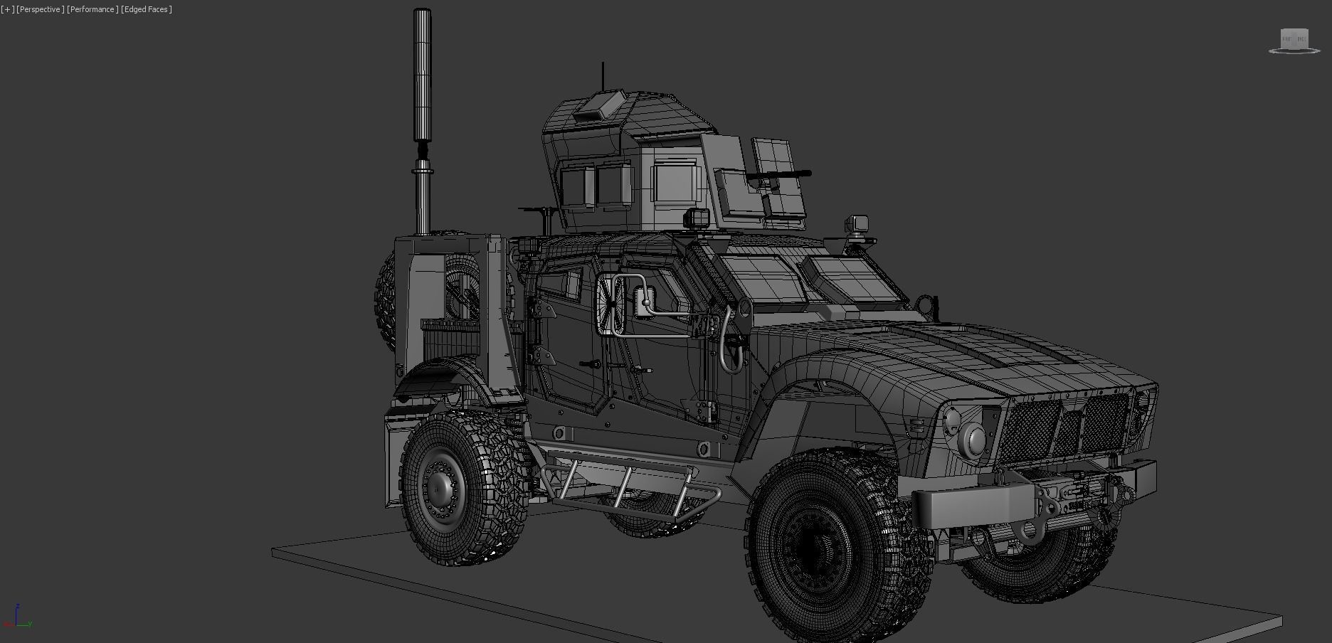 M-ATV military vehicle 3D model_10