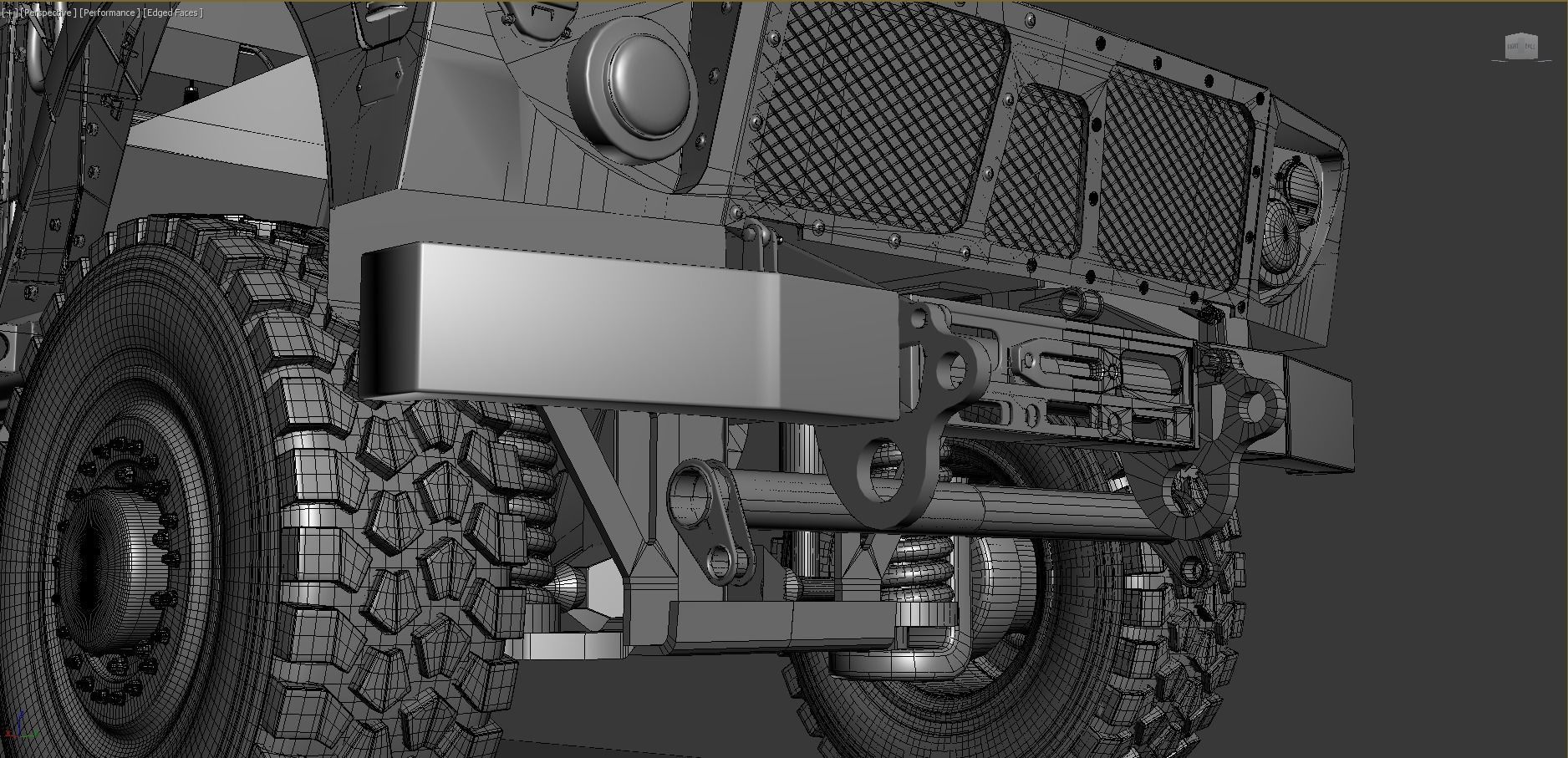 M-ATV military vehicle 3D model_3