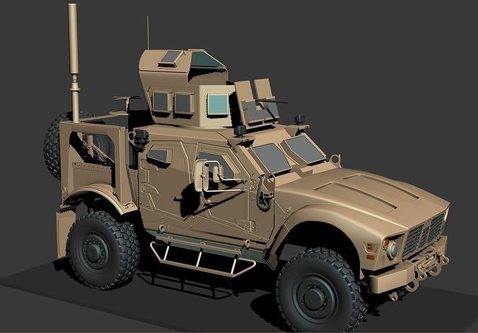 M-ATV military vehicle 3D model