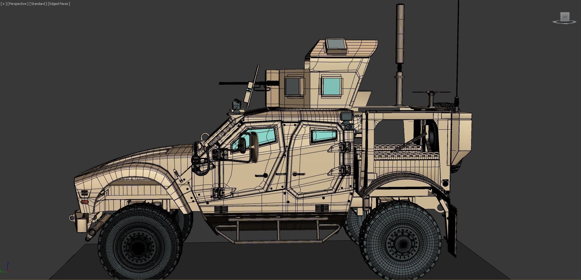 M-ATV military vehicle 3D model_5