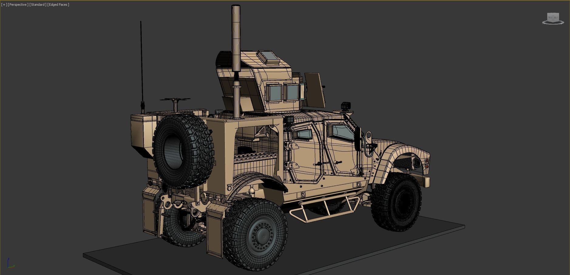 M-ATV military vehicle 3D model_7