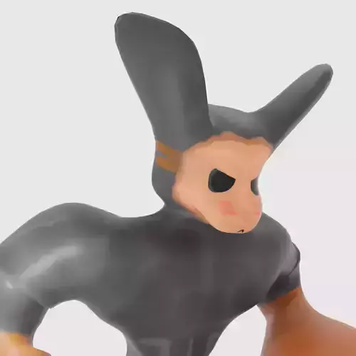 Monster animals low-poly game ready 3D model