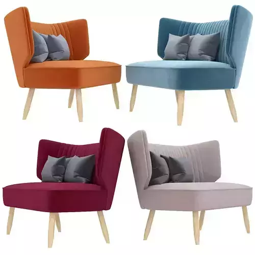 Swoon Duke Two-seater Sofa 3d model