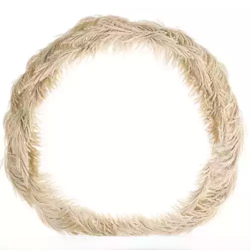 Wedding arch made of dry reeds for decor 1063