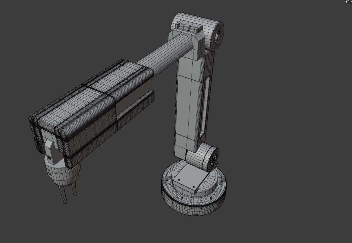 Picker robot 3D model_8