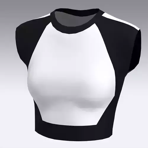 BLOUSE BLACK AND WHITE LOOK