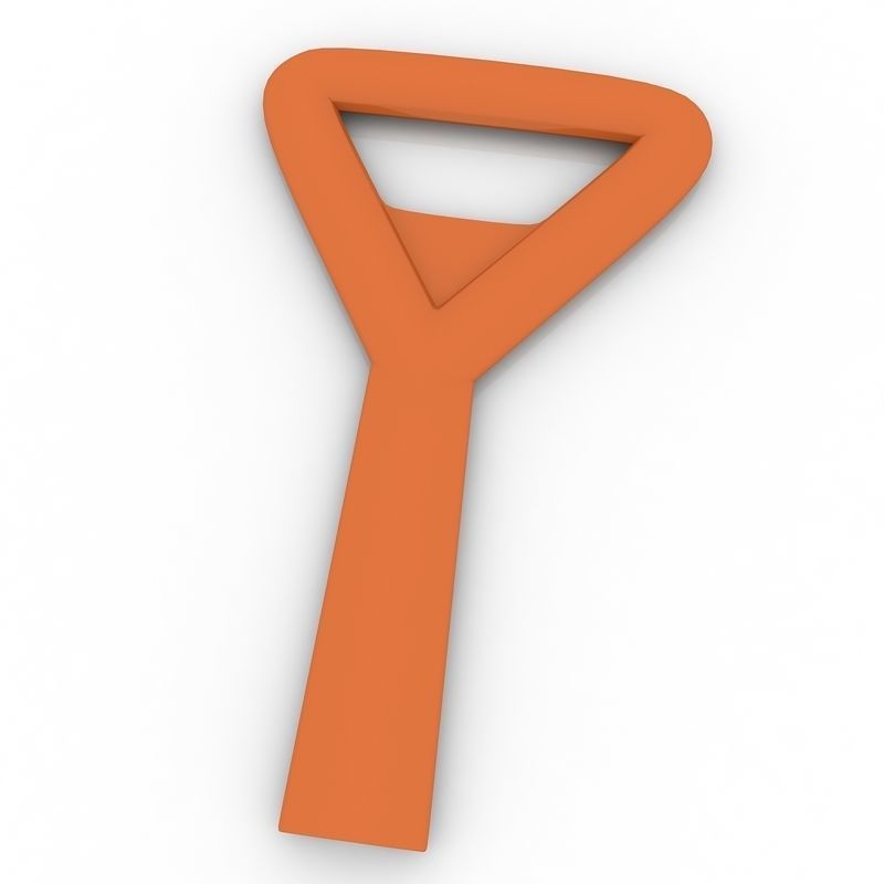 Crown Cork Bottle Cap 2 3D model_2