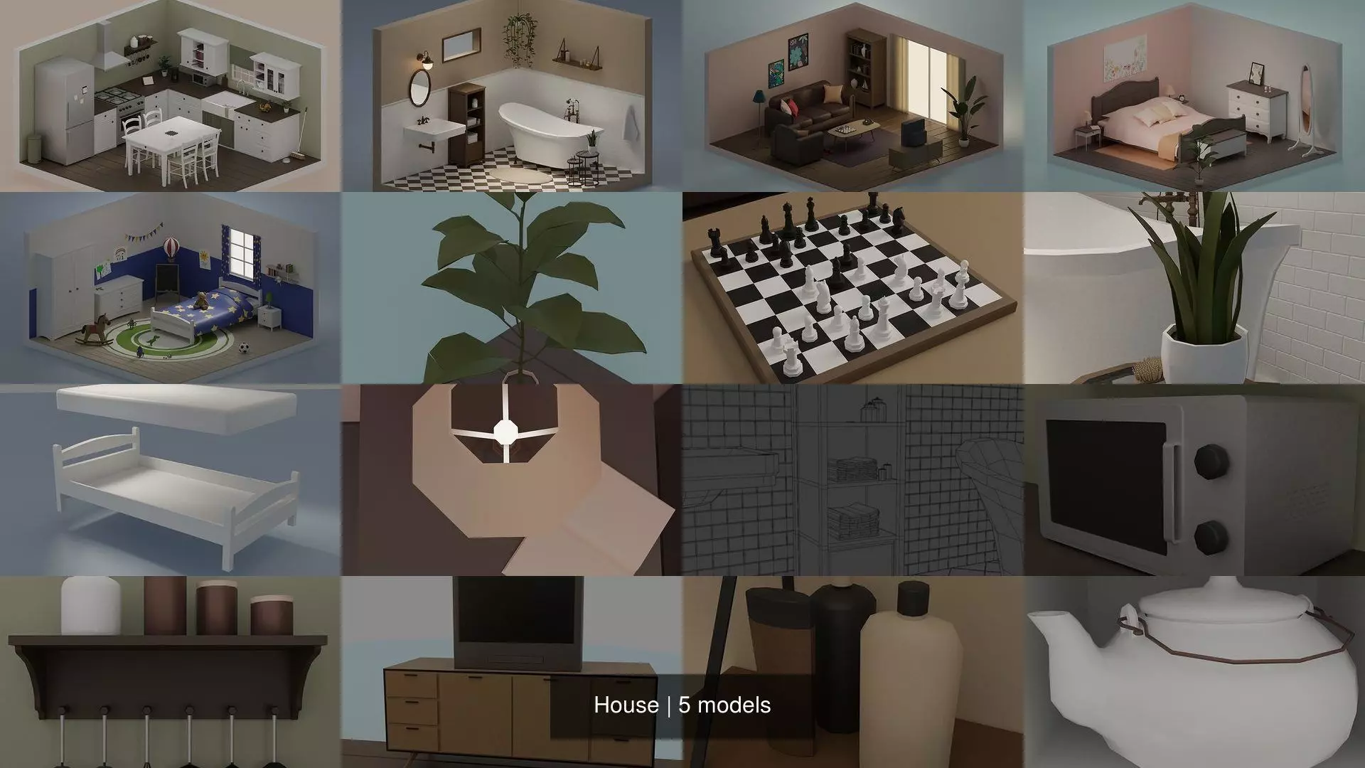 House 3D Model Collection_1