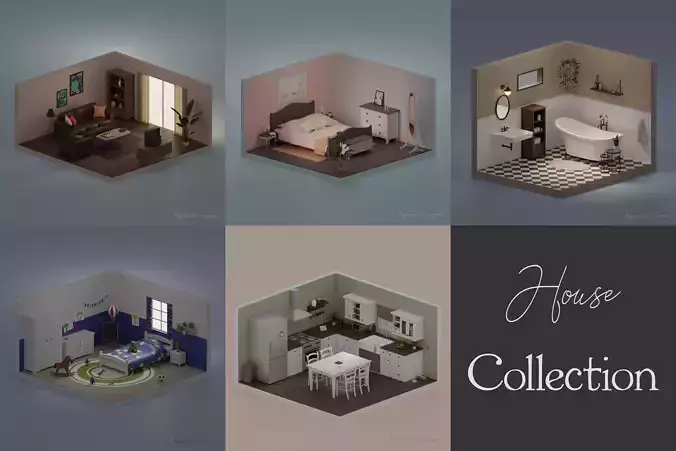 House 3D Model Collection