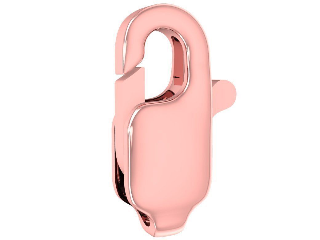 Oval Shape Jewelry Lock Clasp Connector  2923 3D print model_3