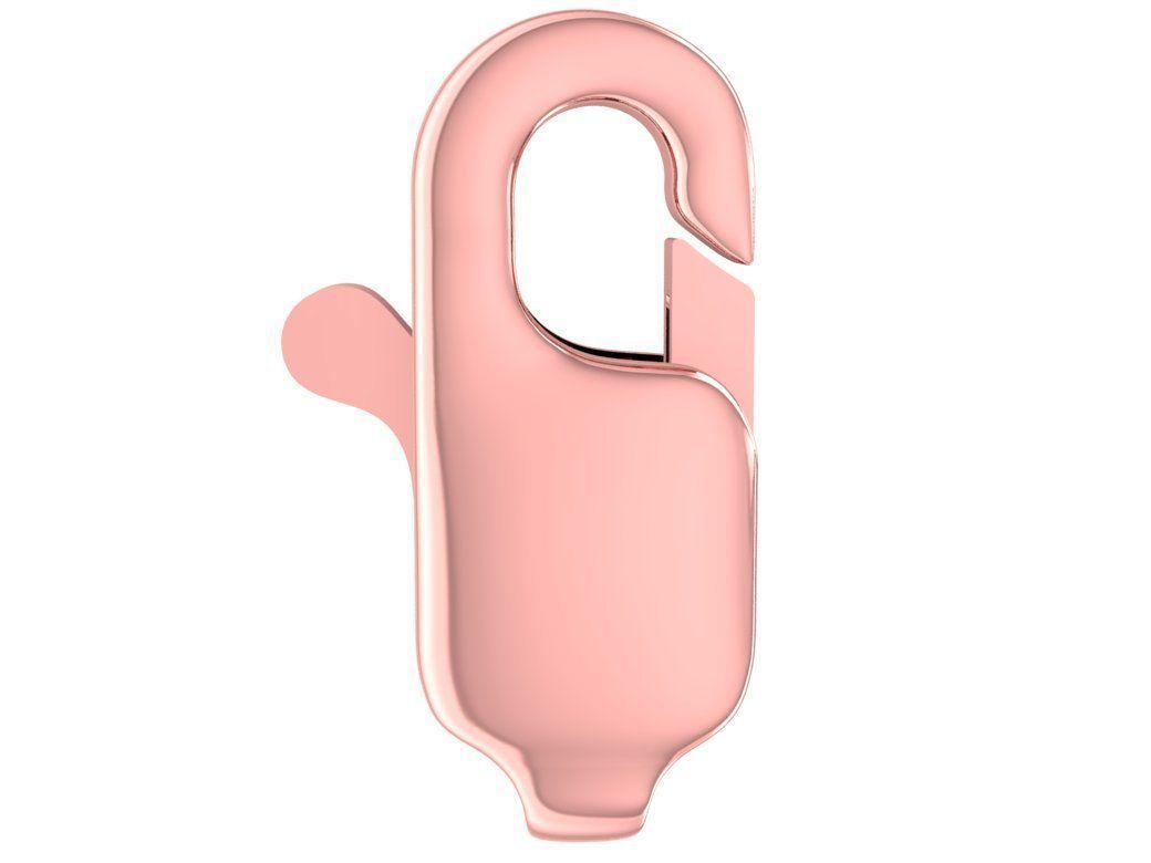 Oval Shape Jewelry Lock Clasp Connector  2923 3D print model_1