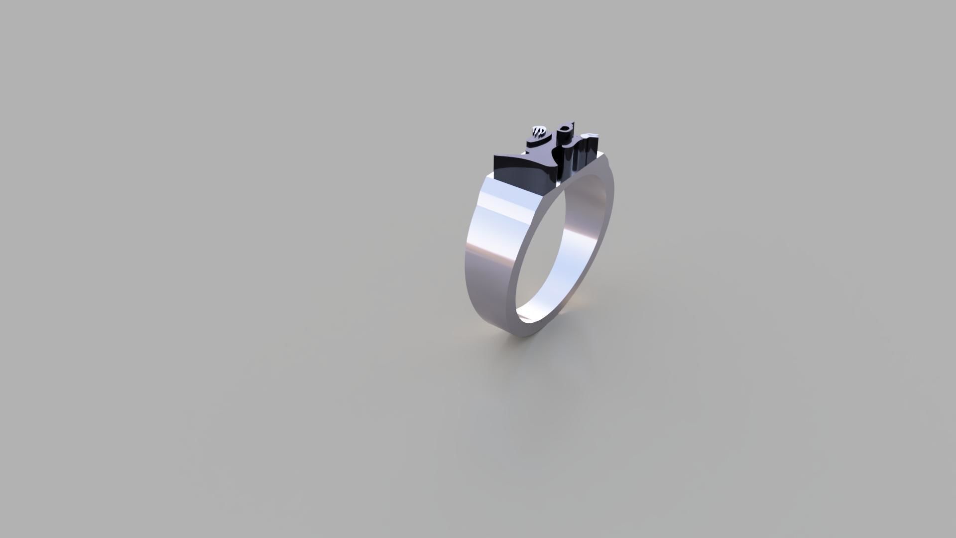 Ghost ring 3D model_2