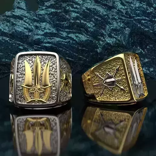 Ring Ukrainian Trident