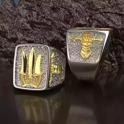 Ring Ukrainian Trident