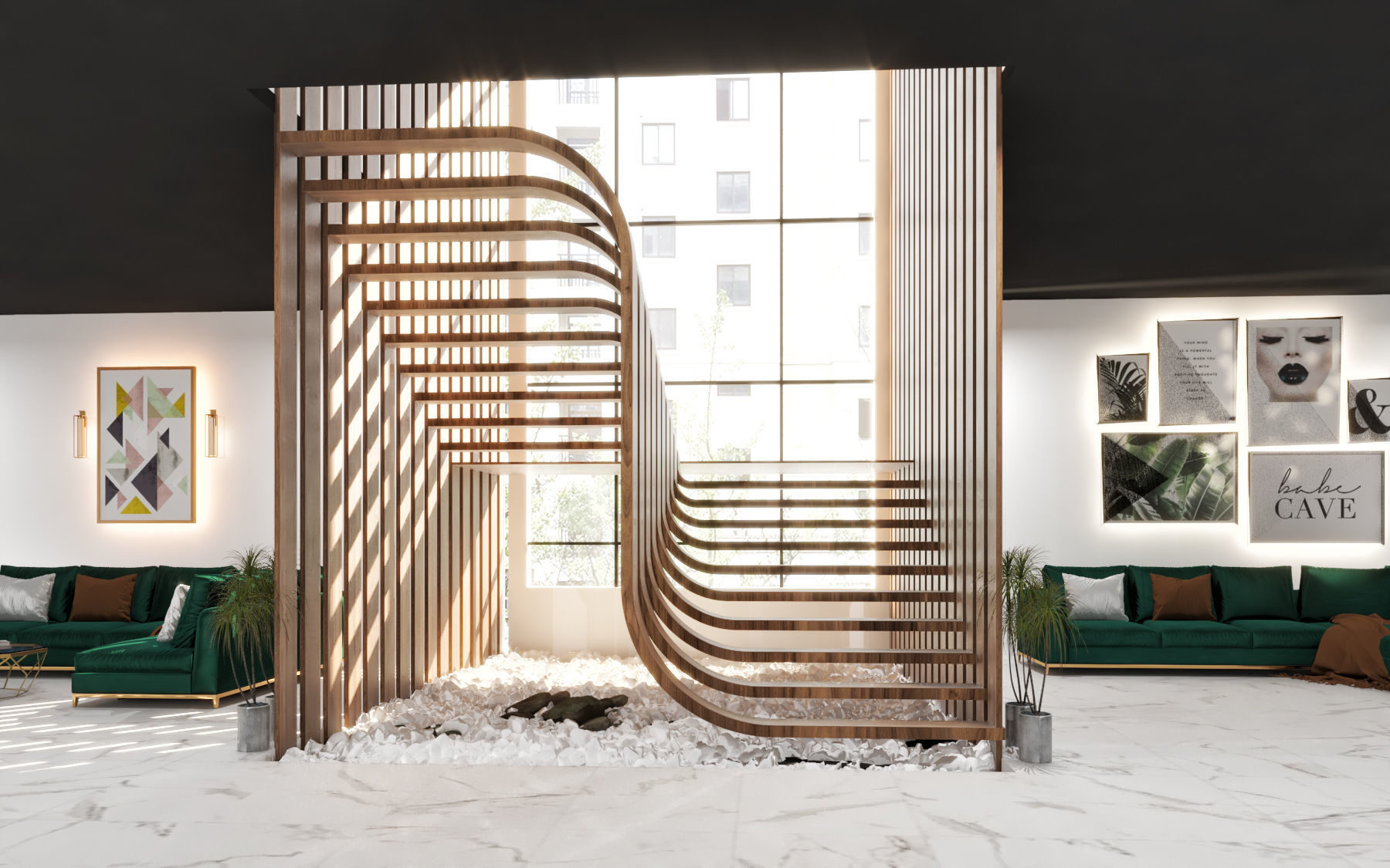 Parametric Stair 3D model_2