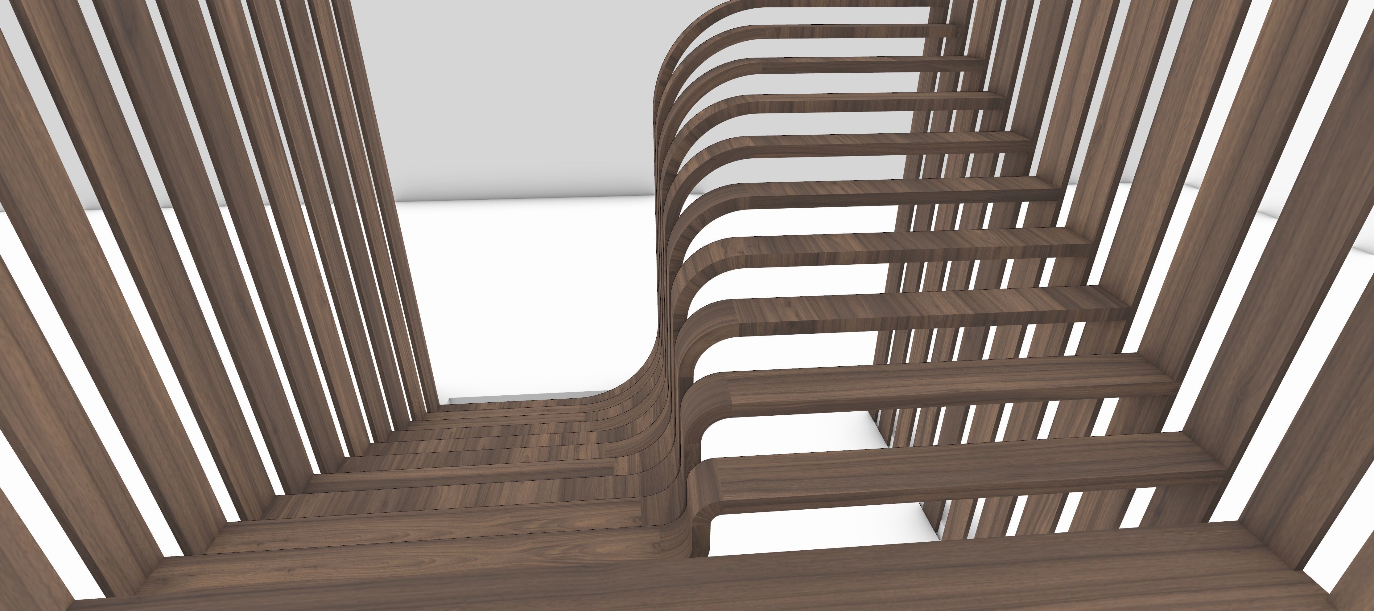 Parametric Stair 3D model_7