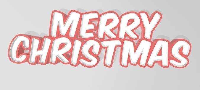 NAMELED MERRY CHRISTMAS - LED LAMP WITH NAME 3D print model