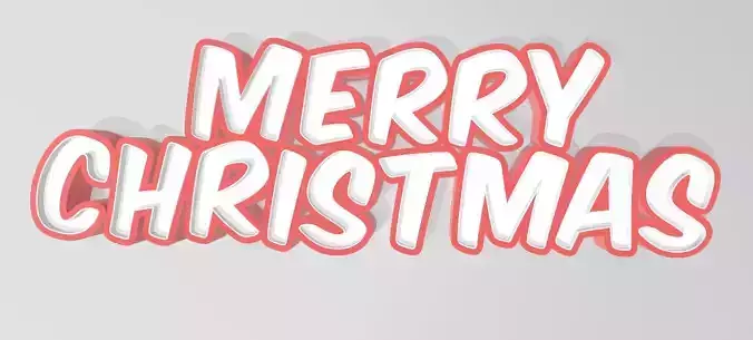 NAMELED MERRY CHRISTMAS - LED LAMP WITH NAME 3D print model