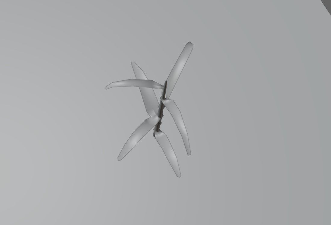 Corn - Plant - Milho - Planta Low-poly 3D model_4