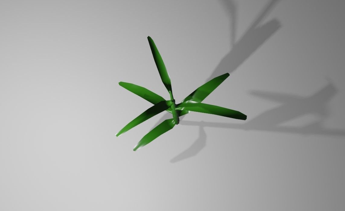 Corn - Plant - Milho - Planta Low-poly 3D model_9