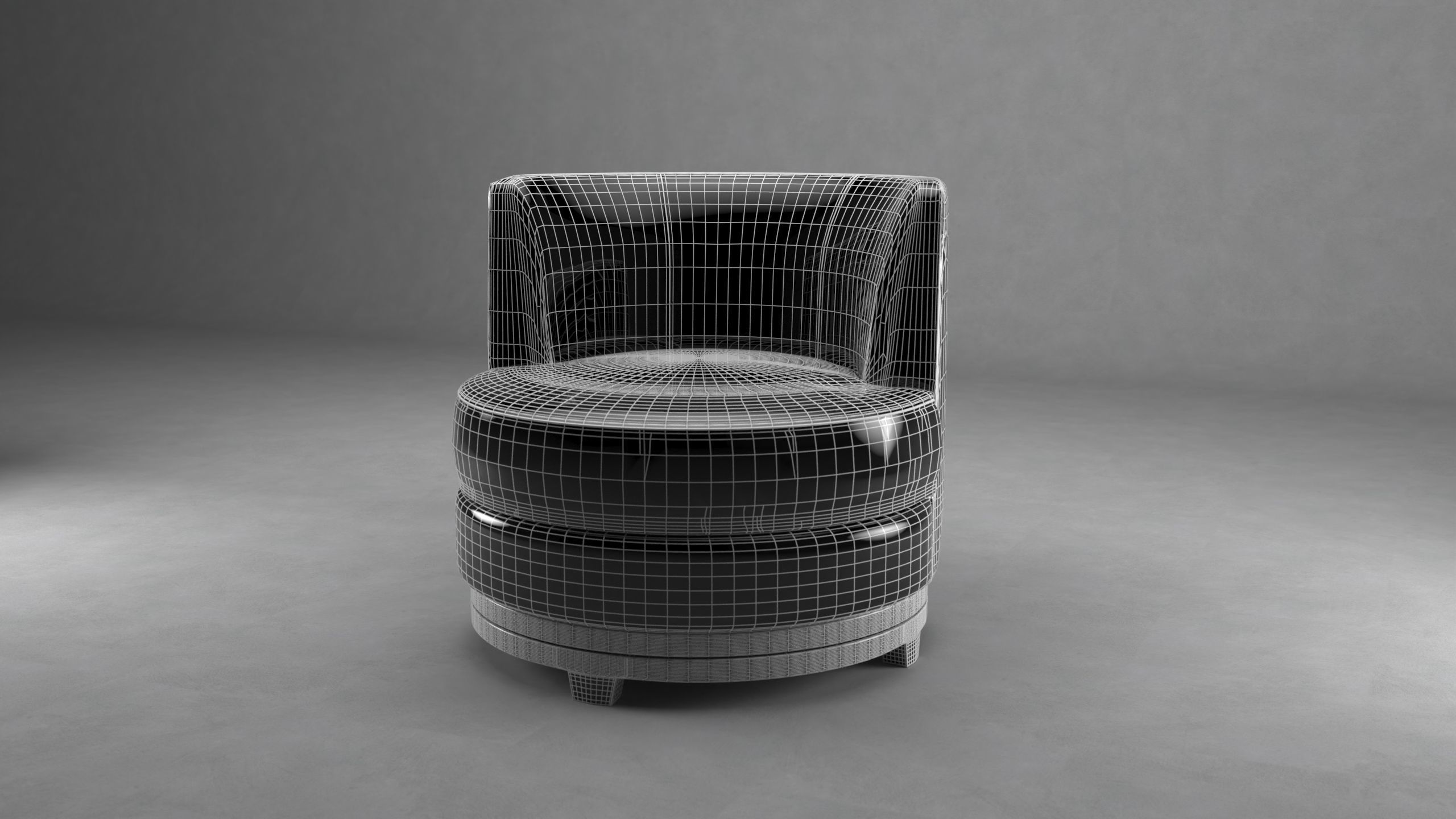 May armchair  Free 3D model_1