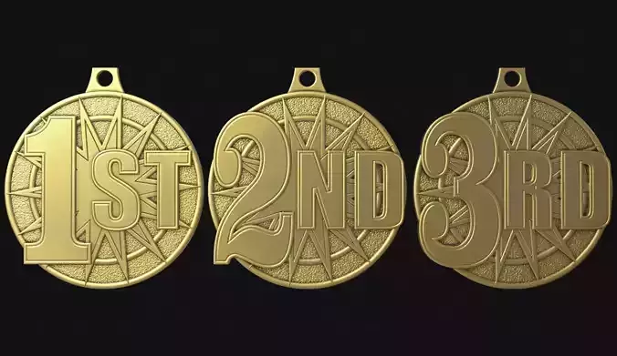 Award Medal 3D print model