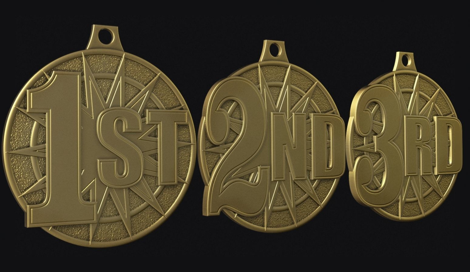 Award Medal 3D print model_1
