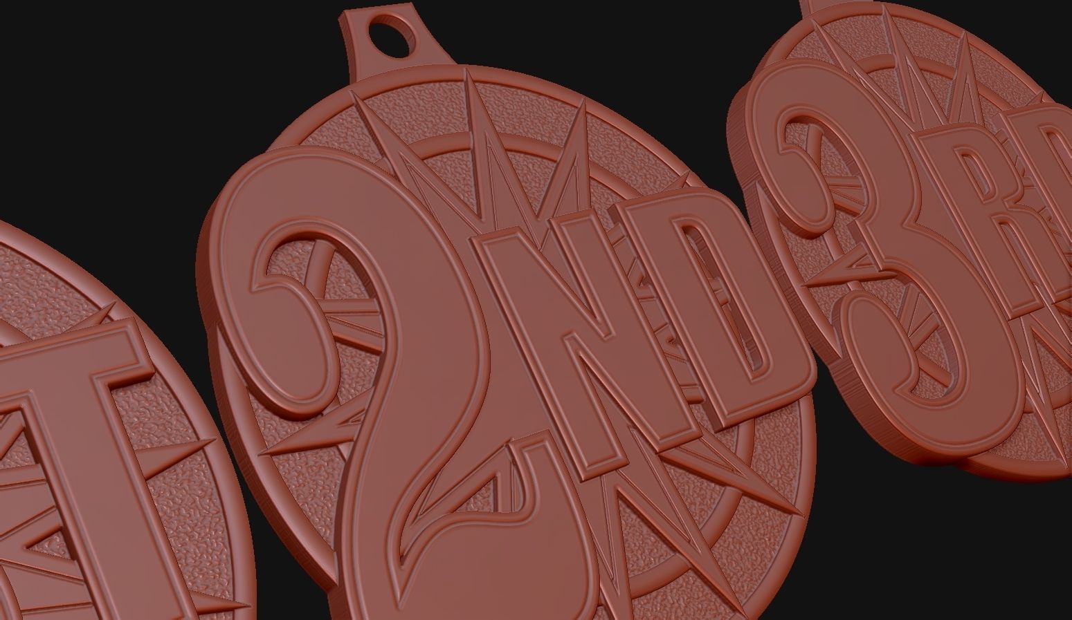 Award Medal 3D print model_6