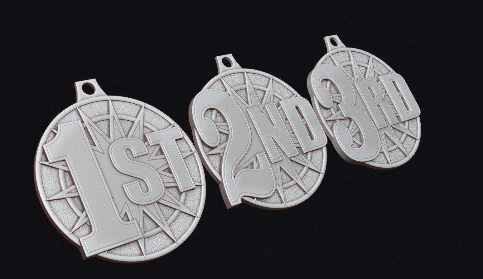 Award Medal 3D print model_5