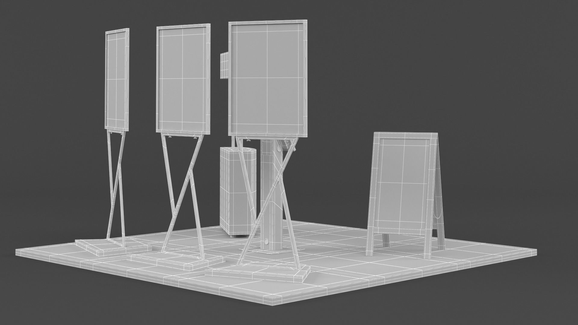 Exhibition Show Boots 3D model_9