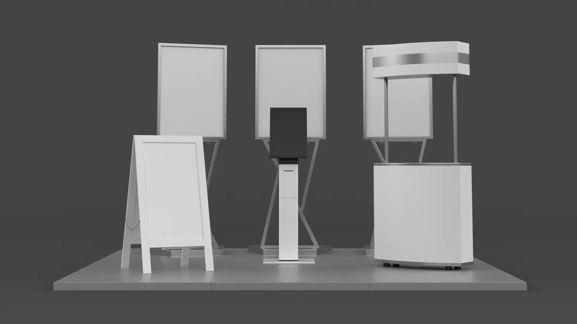 Exhibition Show Boots 3D model_0