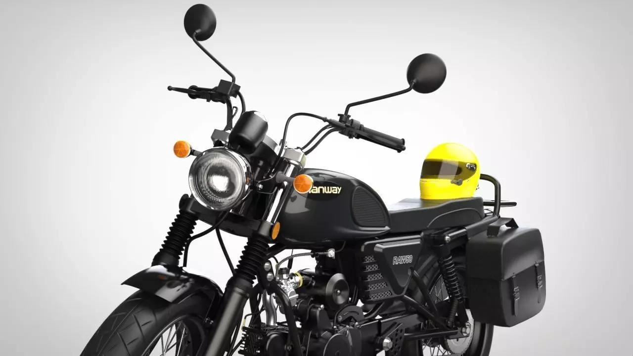 Hanway Raw50 Motorcycle 3D model