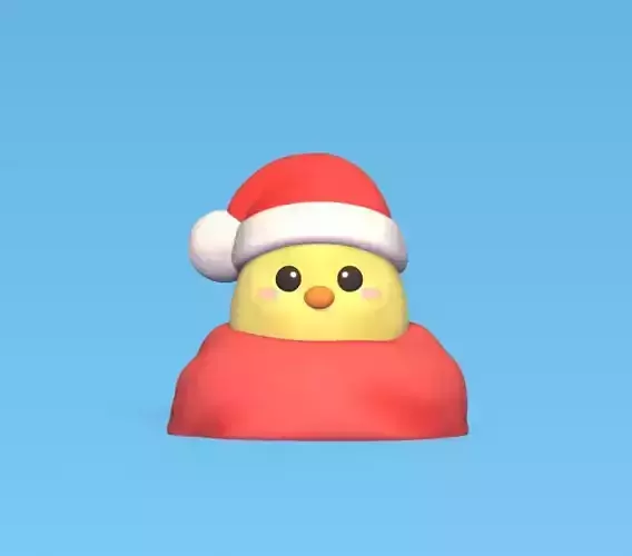 Xmas Bird 3D print model